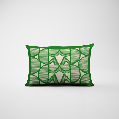 Polyester / Mélange de polyester Housse de coussin rectangulaire intérieure / extérieure lombaire et insert