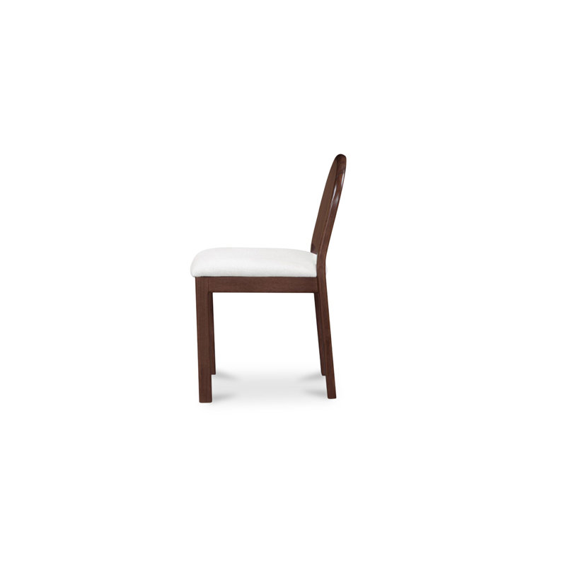 Emil Dining Chair Cream-Set of Two, White