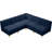 Enson Velvet L-Shaped Sectional Reversible-389624222
