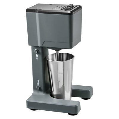 Milkshake Maker, 150W Milk Shake Maker Mixer, Single Head Drink Mixer Blender Machine, Dual-Speed Adjustment Milkshake Blender with Stainless Steel Cup, for Home, Kitchen, Bar & Beverage Shop