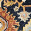 Tapis oriental bleu marine / rouille en laine fait à la main Eitelfritz-528322870