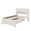 Lit plateforme double avec lit gigogne et lit gigogne double