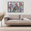 Cadre flottant Expressive Blooming Roses, design par Atelier Posters-1384558668-1384558670