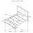 Harbington Dark Cocoa Upholstered Eastern King Panel Bed