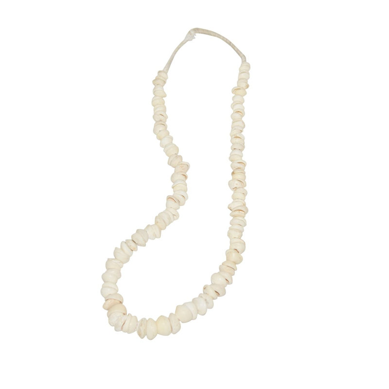 Gambia Shell Bead Sculpture, White
