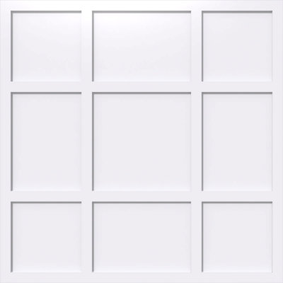 26"OD x 9"C x 1"P Rubik Architectural Grade PVC Contemporary Ceiling Medallion