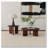 Columbo Brown Round End Table