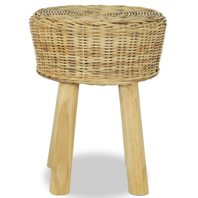Jakobe Rattan Stool