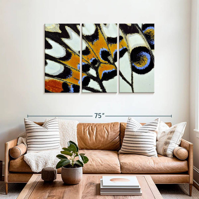 Butterfly Wing Close Up, 36" H x 57" W