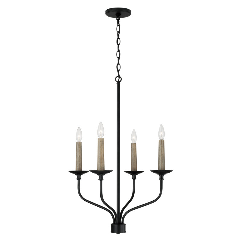 Wilder 4 - Light Dimmable Classic / Traditional Chandelier