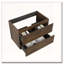 Wall Mount Cabinet With Two Pre Assembled Handle Free Drawers-125201034