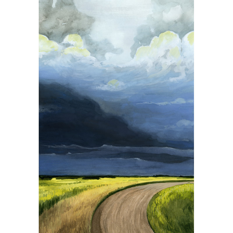 Eastern Glow I by Grace Popp - Wrapped Canvas Painting, 122cm H x 81cm W