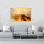 Rain, Steam & Speed , 1844 Classic Abstract Contemporary Sunset Landscape Wall Art Print by J.M.W. Turner - Wrapped Canvas Print-1086376300