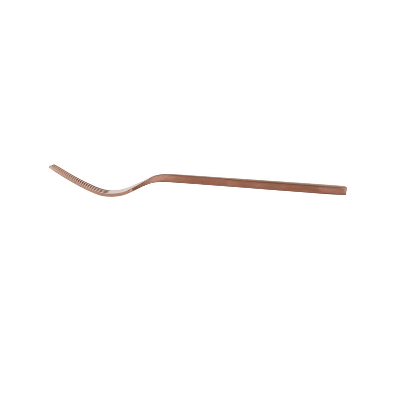 Argon Tableware - Stainless Steel Cake Forks - Set of 4, Copper