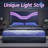 Storage Platform Bed with Adjustable Headboard and LED Lights-68432923