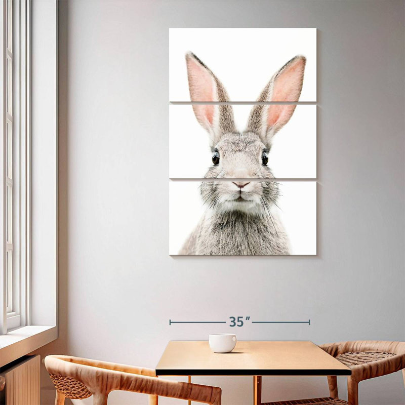 Brampt Bunny Face, 65" H x 42" W