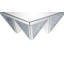 Table basse en miroir Noralie