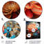 Mandala art bouddhiste orange et turquoise-104122061