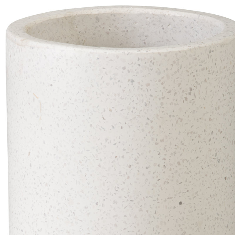 Porte-parapluies Terrazzo, H 19 po x l 10 po x P 10 po, Blanc terrazzo