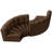 Iyra Upholstered Curved Sectional Reversible-89266620