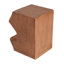 Table d'appoint MGO, ensemble de 2 tables d'appoint rectangulaires d'extérieur, tabourets de jardin décoratifs pour l'intérieur et l'extérieur, table d'appoint, table d'appoint de patio, table de bout emboîtable, imitation bois naturel-2070470653