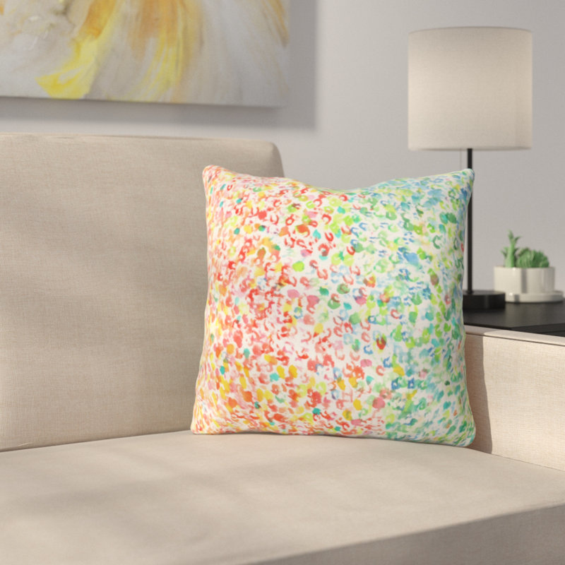 Coussin décoratif Colors Outdoor par Laura Trevey, 16 po x 16 po