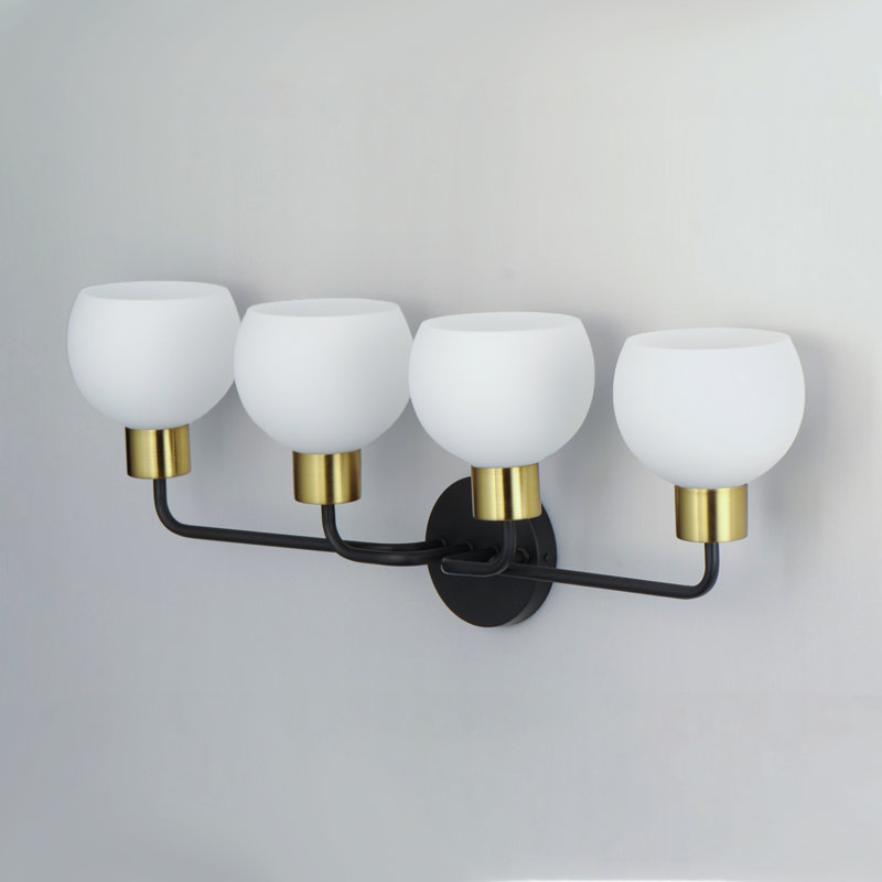 Stackpole 4 - Light Dimmable Vanity Light, Bronze Rupert