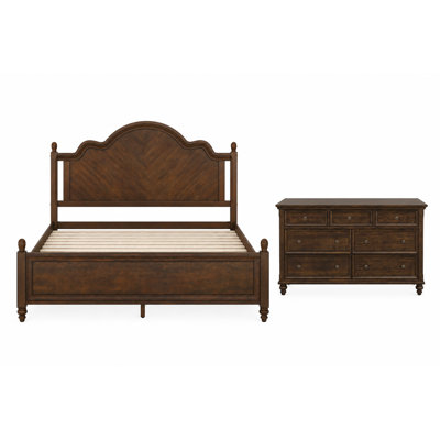Mid-Century Modern Solid Wood Bedroom Set