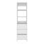 Placard Erie, 3 tiroirs, 3 tablettes, blanc