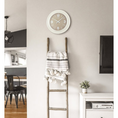 QXA839WLH Wall Clock, White