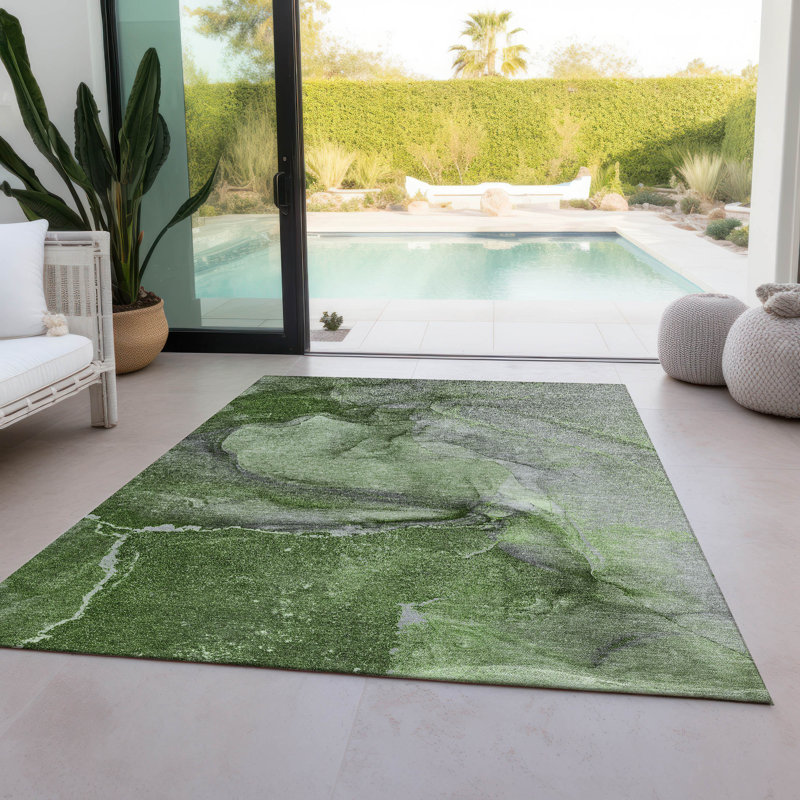 Tapis intérieur / extérieur Boxleye avec envers antidérapant, Rectangle 9 pi x 12 pi