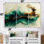 «Christmas Reindeer Sleigh Ride Fun III - Christmas Santa Deer», ensemble d'art mural-107191019-107191021