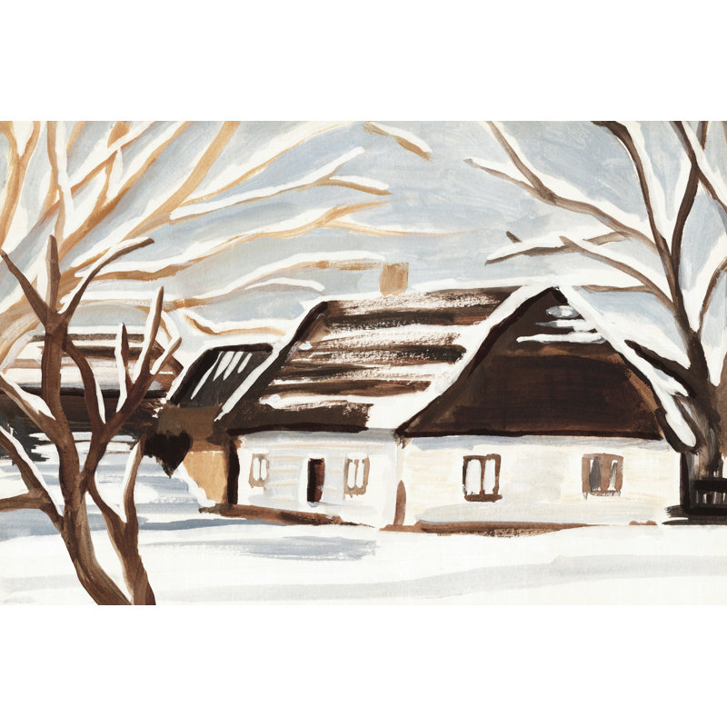 Winter Cottage I by Annie Warren - Wrapped Canvas Print, 61cm H x 91cm W x 3.8cm D