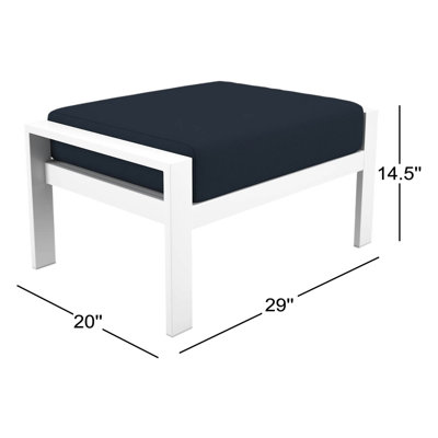 Townsend Sunbrella® Patio Ottoman