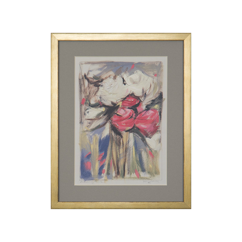 Strawberry Dance - peinture encadrée