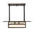 4 - Light Kitchen Island Linear Chandelier