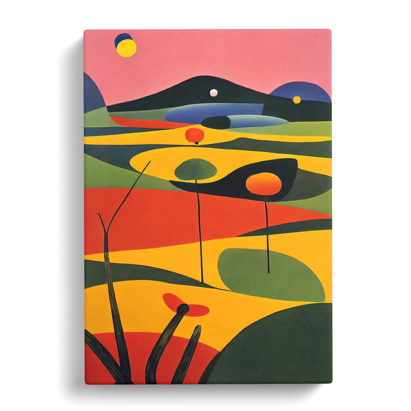 Wonderlin Spring Forest In Abstract Vol.3 - Wrapped Canvas Print, 50cm H x 35cm W