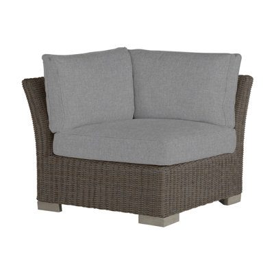Club Woven Patio Lounge Chair with Cushions