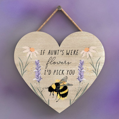 Aunt Small Heart Plaque