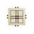 Twin Palms 3 - Piece Solid Wood Glass Top Living Room Table Set