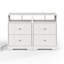 Grand ensemble de table de chevet avec 2 tiroirs et 1 port USB, 2 prises et 1 port de type C-1651848753