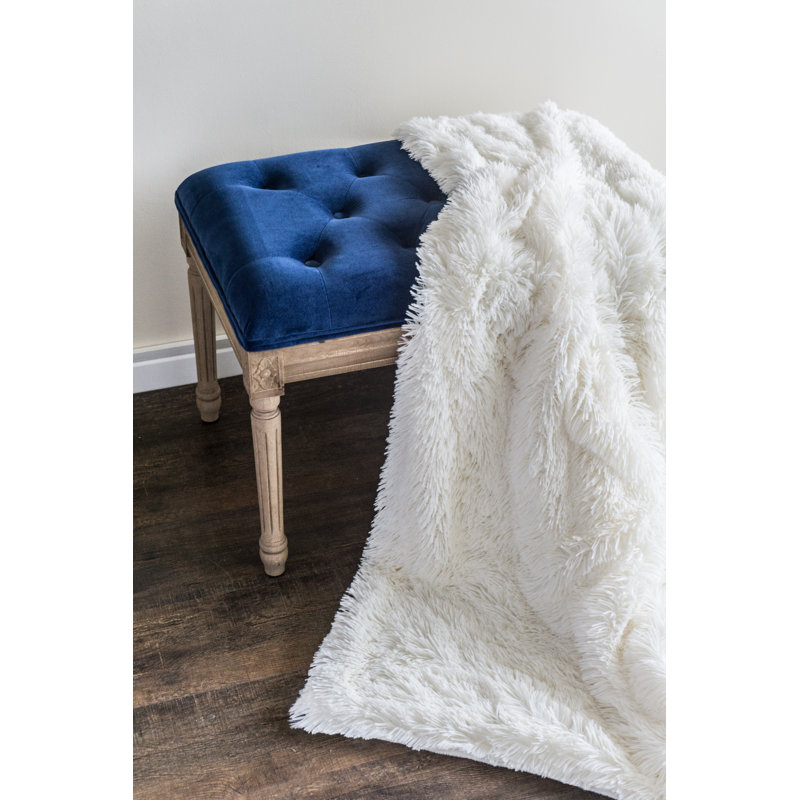 Throw Blanket, Cream
