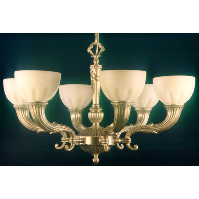 Crutchfield 6 - Light Shaded Chandelier