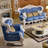 Solid Wood Double - Sided Carved Sofa Chair Leather Armchair