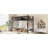Valenza Loft Bed With Storage Stairs And Shelves, Heavy-Duty Metal Frame-125179304