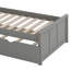 Lit plate-forme avec lit gigogne-776753626