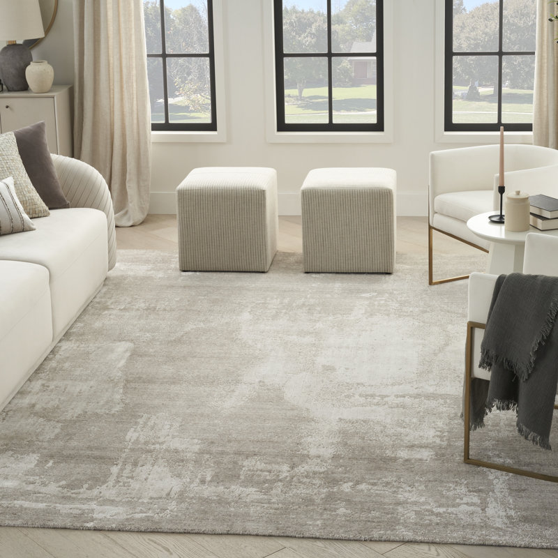 Deitrich Abstract Handmade Area Rug, Rectangle 297 x 419 cm