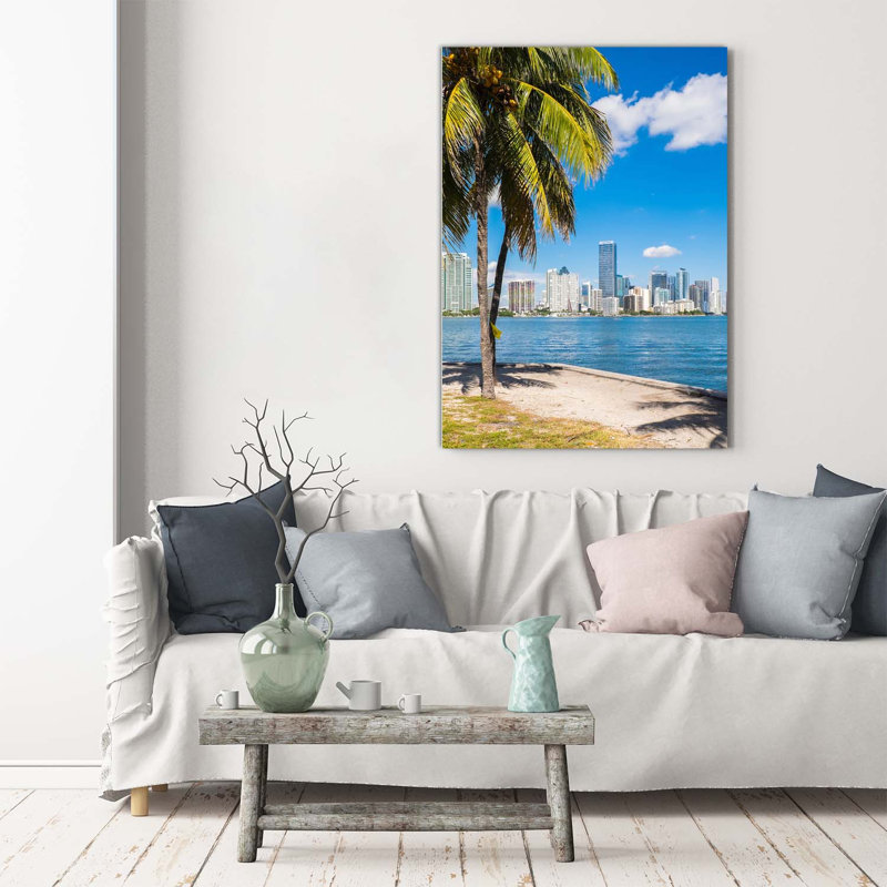 Miami - Wrapped Canvas Print