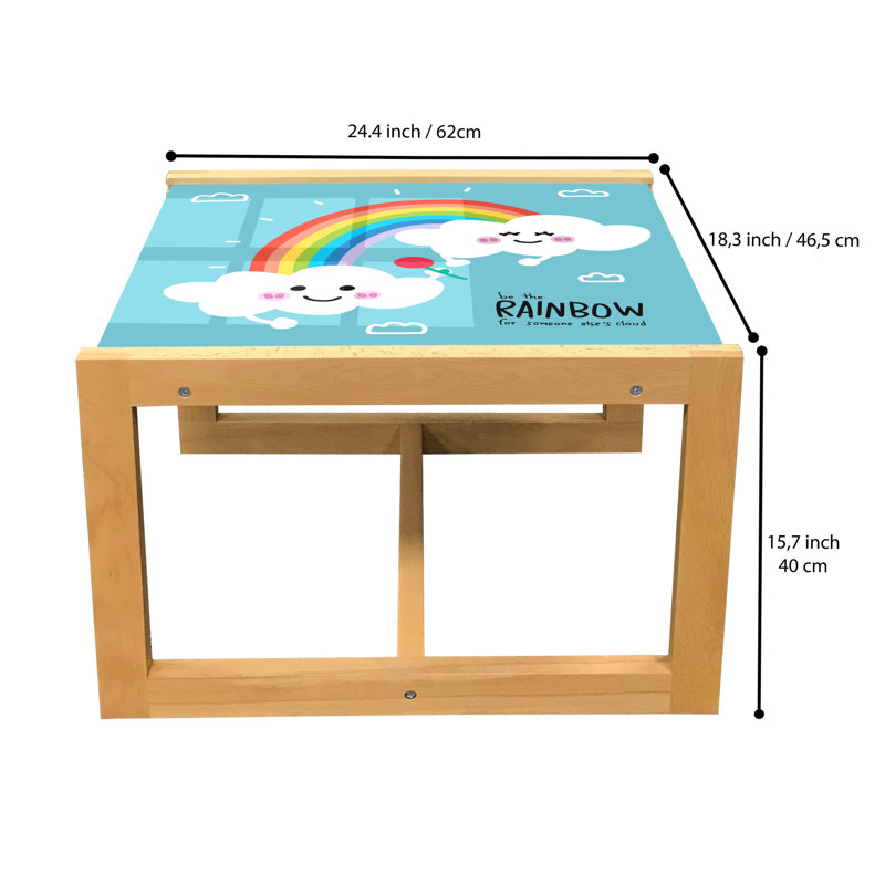 Jaimere Sled Coffee Table, 40cm H x 46.5cm W x 62cm D