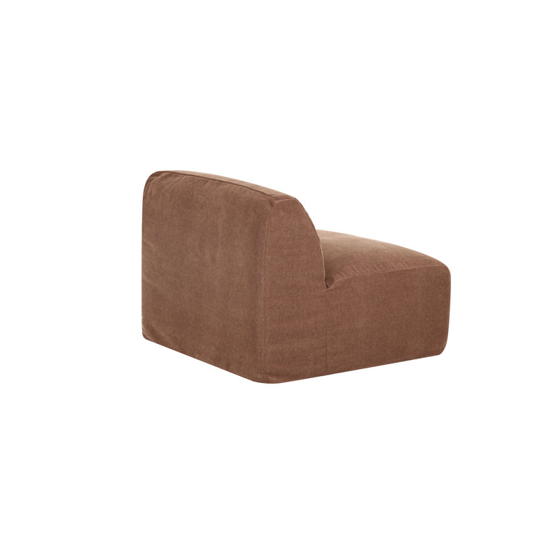 Isla Slipper Chair Beige, Latte Loft Canvas